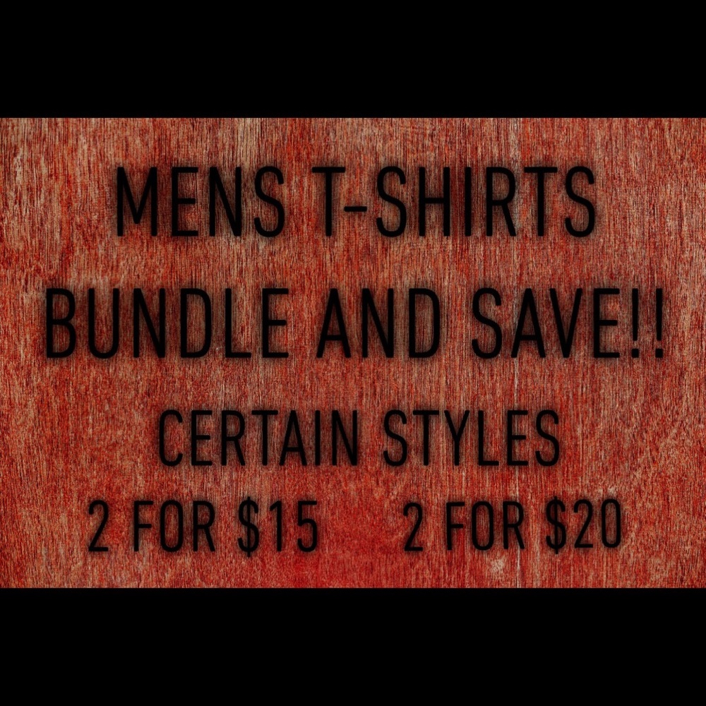 Men’s T-shirt Bundle!!